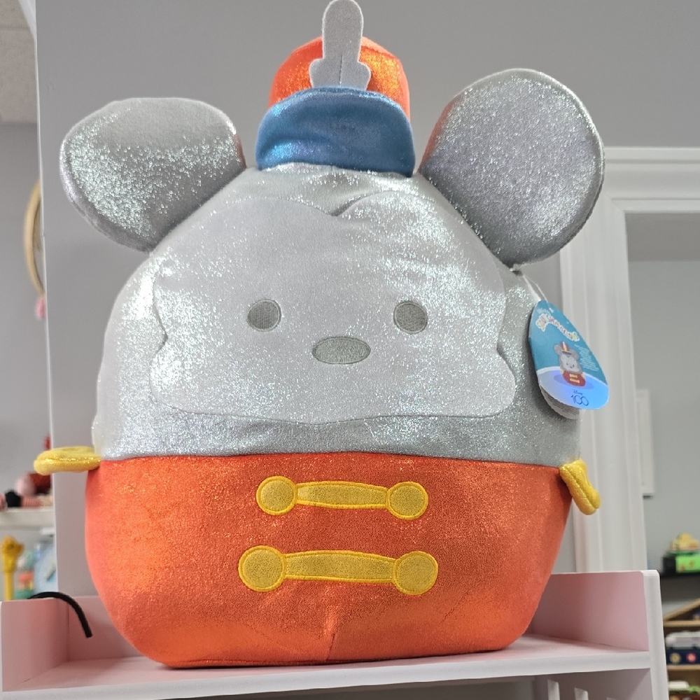 NWT DISNEY MICKEY Mouse Plush Squishmallow Pillow Diensy 100